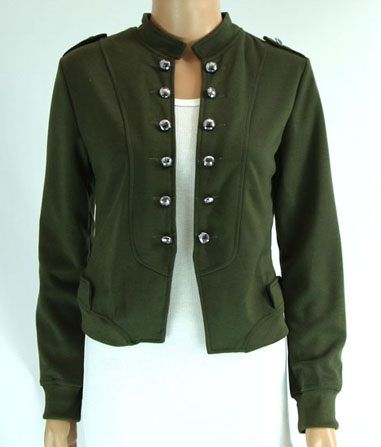 Casaco Verde Musgo Simples